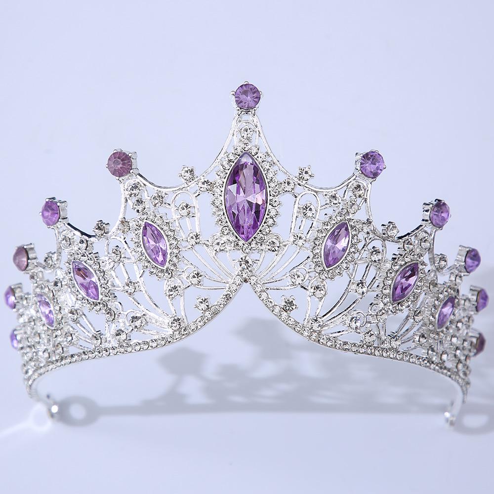 Wedding Crown Bridal Headpieces Gold Silver Black Color Rhinestone Crystals Diadem Queen Crowns Princess Tiaras Wedding Hair Jewelry