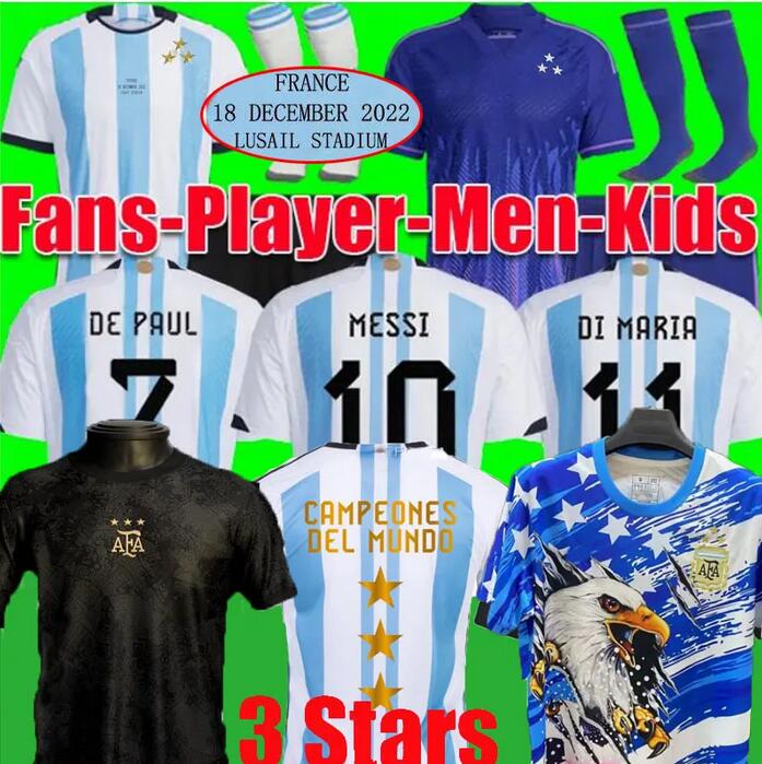 2022 argentina final soccer Jerseys 3 stars world DE PAUL Fans player version MARTINEZ ALVAREZ di maria 22 23 football shirt cup champions Men Kids kit sets uniforms
2022 argentina final soccer Jerseys 3 stars world DE PAUL Fans player version MARTINEZ ALVAREZ di maria 22 23 football shirt cup champions Men Kids kit sets uniforms