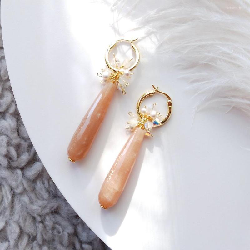 Hoop Earrings Lii Ji Sunstone Freshwater Pearl Moonstone Crystal 925 Sterling Silver Gold Plated Handmade
Hoop Earrings Lii Ji Sunstone Freshwater Pearl Moonstone Crystal 925 Sterling Silver Gold Plated Handmade