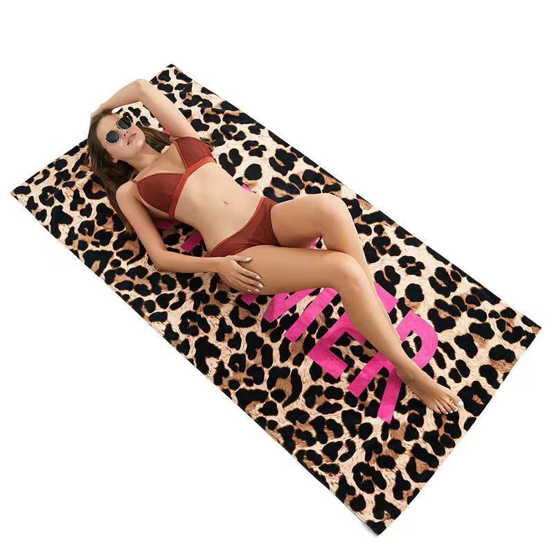 100% Cotton Bath Towel Soft Leopard Print Reactive Dyes Velvet Pile Couple Super Water Absorbent for Sports Swimming Beach Blanket 330g, Colorful
100% Cotton Bath Towel Soft Leopard Print Reactive Dyes Velvet Pile Couple Super Water Absorbent for Sports Swimming Beach Blanket 330g, Colorful
