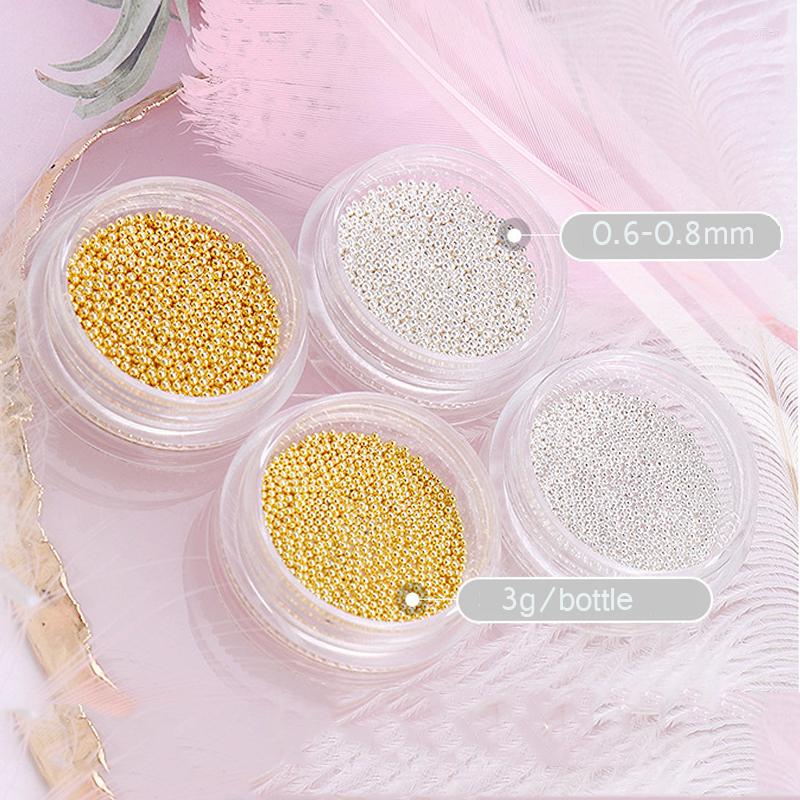Nail Art Decorations Nails Accessories Metal Silver/Gold Microbead Caviar Beads 0.6-0.8mm Ball Mixed Size 3D Decoration Carviar 098
Nail Art Decorations Nails Accessories Metal Silver/Gold Microbead Caviar Beads 0.6-0.8mm Ball Mixed Size 3D Decoration Carviar 098