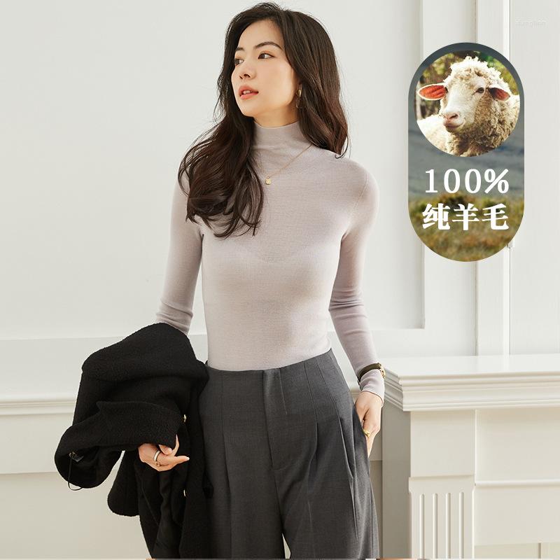 Women's T Shirts Spring And Autumn Knitwear Women's Long-sleeved High-neck Casual Slimming Bottoming Shirt 2022 Gray, Black
Women's T Shirts Spring And Autumn Knitwear Women's Long-sleeved High-neck Casual Slimming Bottoming Shirt 2022 Gray, Black