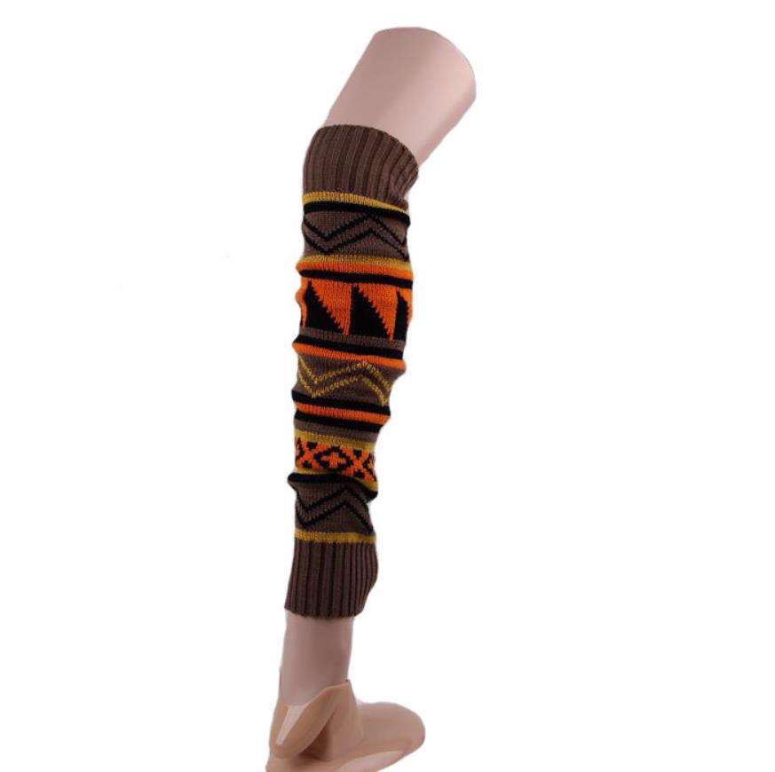 Women Boho Knitted Boot Gaiters Socks Vintage Knit Cable Long Leg Warmers Footless Thigh Highs Winter Stocking Thick Warm Cuffs
