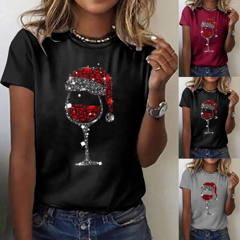 Women's T Shirts Silky Tee Women Daily Wine CUP Print O Neck Tops Short Sleeve Round Cotton Long Shirt For, Black
Women's T Shirts Silky Tee Women Daily Wine CUP Print O Neck Tops Short Sleeve Round Cotton Long Shirt For, Black