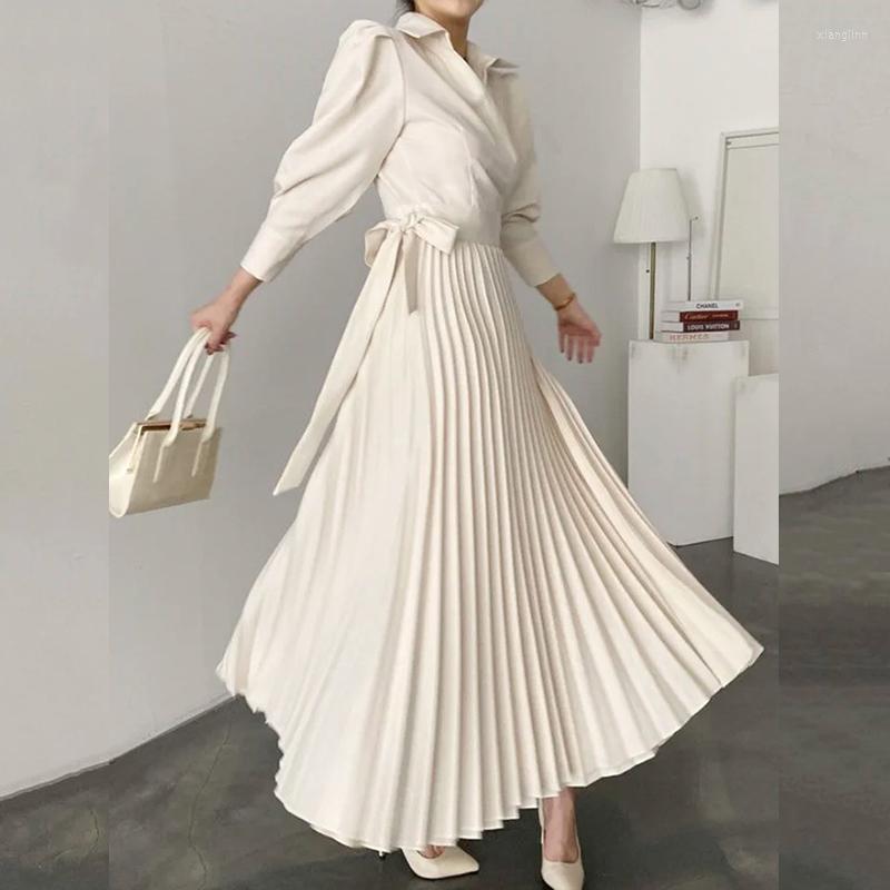 Women's Swimwear Women Fashion Lapel V-neck Long Dress Autumn Elegant Tie-up Waist Pleat Party Spring Casual Sleeve Solid Cover Up, 02 yellow
Women's Swimwear Women Fashion Lapel V-neck Long Dress Autumn Elegant Tie-up Waist Pleat Party Spring Casual Sleeve Solid Cover Up, 02 yellow
