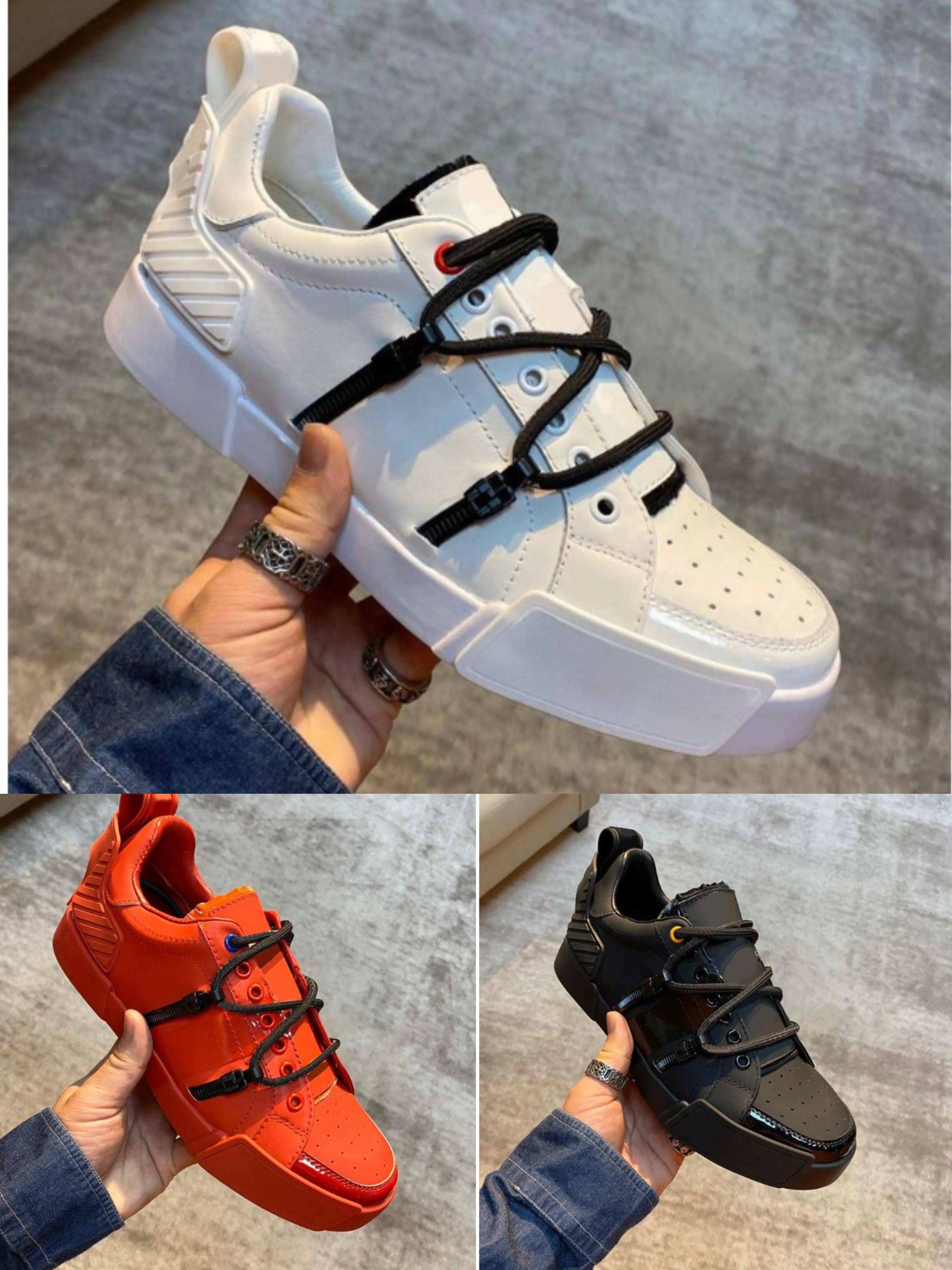 With Box Designer Shoes TOP New Casual Shoes Men's Desi PORTOFINO SNEAKERS Design''dOlCeItYs''gAbBaNaItYs Shoes for Men IN CALFSKIN AND PATENT, White
With Box Designer Shoes TOP New Casual Shoes Men's Desi PORTOFINO SNEAKERS Design''dOlCeItYs''gAbBaNaItYs Shoes for Men IN CALFSKIN AND PATENT, White