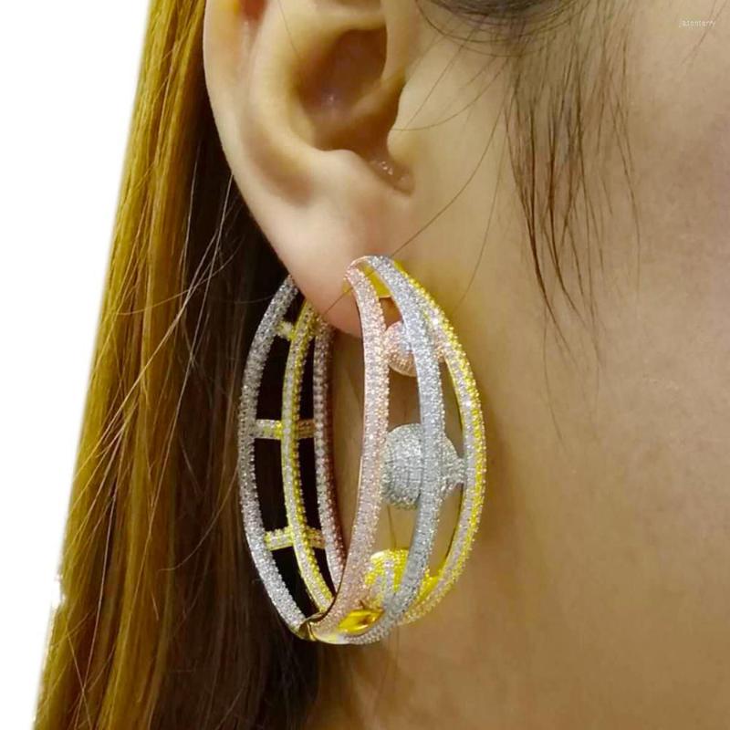 Hoop Earrings 2022 Charms Cubic Zirconia Statement Women Trendy Big Circle Original Design Boucle D'oreille
Hoop Earrings 2022 Charms Cubic Zirconia Statement Women Trendy Big Circle Original Design Boucle D'oreille