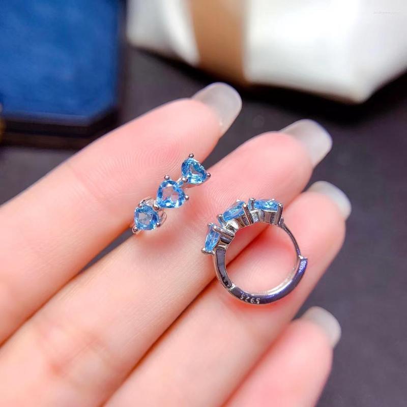 Hoop Earrings CoLifeLove 4mm Natural Topaz Fashion Heart Gemstone For Daily Wear 925 Silver Jewelry
Hoop Earrings CoLifeLove 4mm Natural Topaz Fashion Heart Gemstone For Daily Wear 925 Silver Jewelry