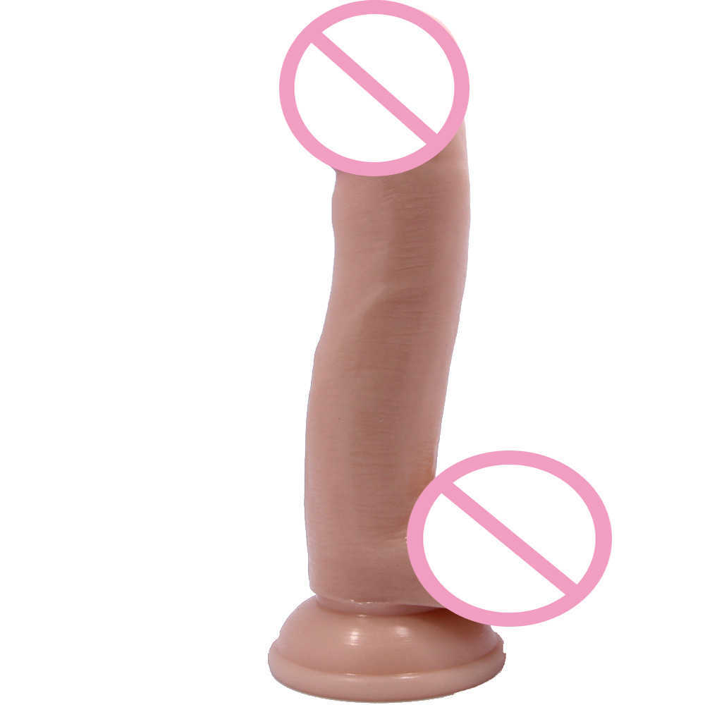 Articles de beauté 6 pouces Dildos Mini Dildo Penis Sexy Doll Toys For relaxing Men Artificial Male Femmes Real Skin Feel Cock