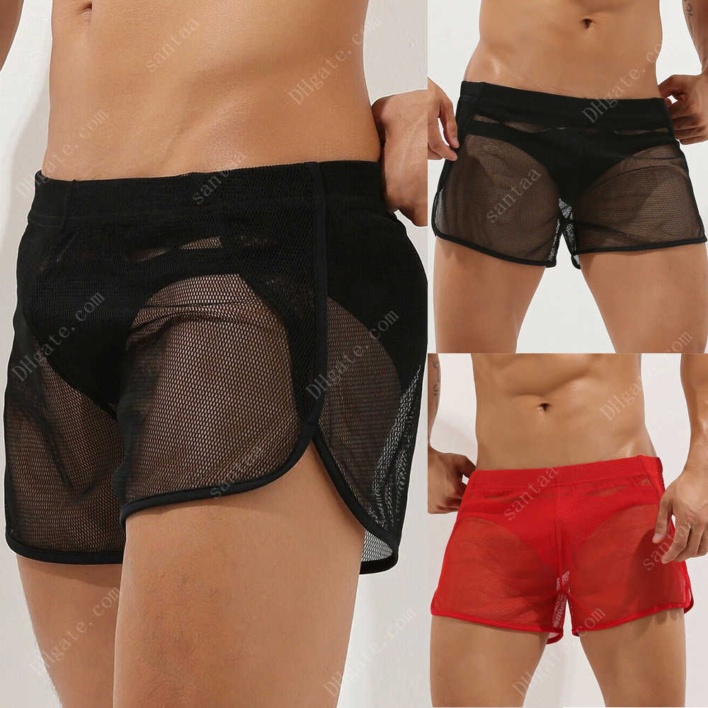 Underpant Summer Mesh Men Underwear Seamless Transparent Boxer Shorts Ultra Thin Sheer Breathable Comfortable Panties Underpants, Red
Underpant Summer Mesh Men Underwear Seamless Transparent Boxer Shorts Ultra Thin Sheer Breathable Comfortable Panties Underpants, Red