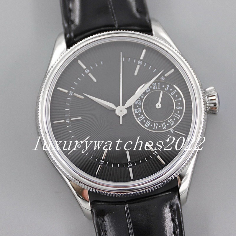 Crystal Mens Watches 39mm Silver Automatic 2813 Movement Watch Men's Ref.50525 Genuine Leather 50515 Moonphase Display Date Moon Black Wristwatches, Add box
Crystal Mens Watches 39mm Silver Automatic 2813 Movement Watch Men's Ref.50525 Genuine Leather 50515 Moonphase Display Date Moon Black Wristwatches, Add box