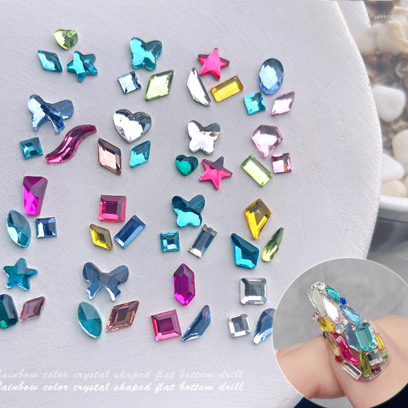 Nail Art Decorations 100PCS/Bag Multi Size Clear/Colorful Fix Rhinestones Flatback Crystal Diamond Gems 3D Glitter Luxurious
Nail Art Decorations 100PCS/Bag Multi Size Clear/Colorful Fix Rhinestones Flatback Crystal Diamond Gems 3D Glitter Luxurious