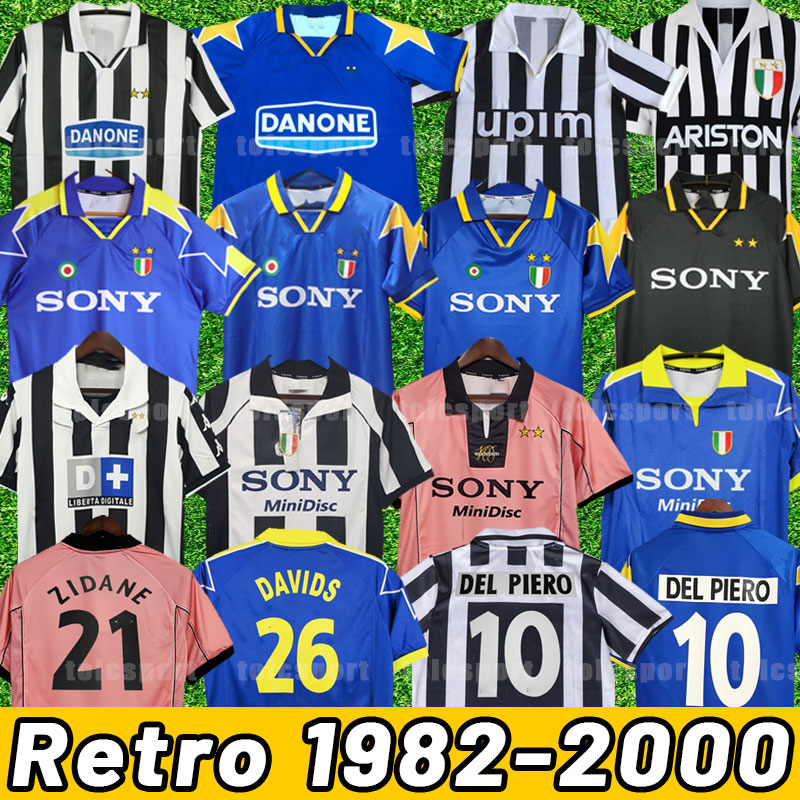 

ZIDANE Retro DEL PIERO Montero soccer jerseys Platini INZAGHI ROSSI Vieri DAVIDS football shirt JuVeNtus 97 98 99 00 1982 1983 1984 1998 1999 2000 82 83 84 85 92 94 95 96