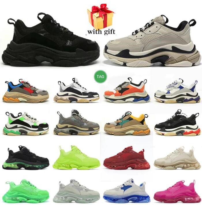 Casual Dad Shoe triple s men women designer casual shoes platform sneakers clear sole black white grey red pink blue Royal Green mens trainers Jogging Walking
Casual Dad Shoe triple s men women designer casual shoes platform sneakers clear sole black white grey red pink blue Royal Green mens trainers Jogging Walking