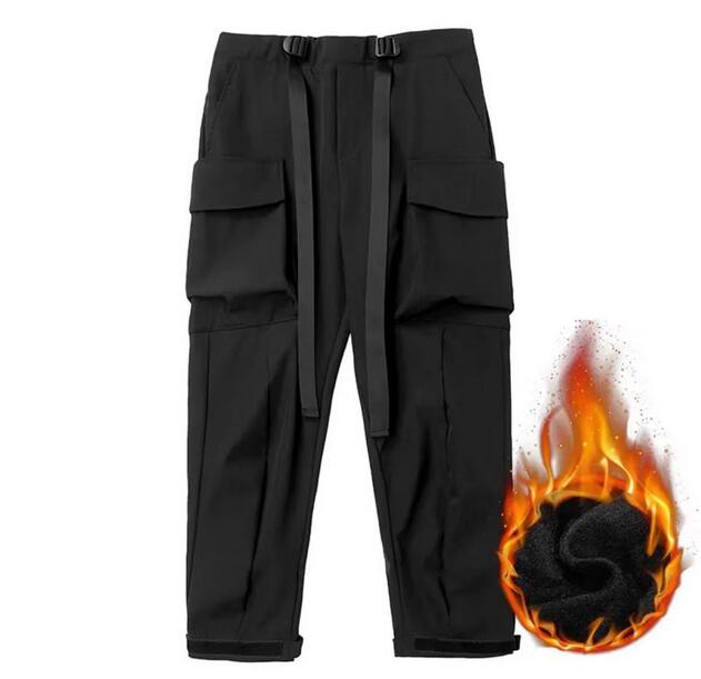 Men's pants women's loose three-dimensional pocket Double webbing waist button cargo pant, Gray
Men's pants women's loose three-dimensional pocket Double webbing waist button cargo pant, Gray