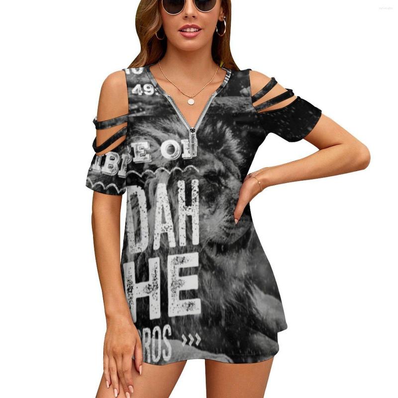 Women's T Shirts Tribe Of Judah The Negros Women Zipper Sexy Printed Vintage Tops Full Print T-Shirt Lion Hebrew, Nz150
Women's T Shirts Tribe Of Judah The Negros Women Zipper Sexy Printed Vintage Tops Full Print T-Shirt Lion Hebrew, Nz150