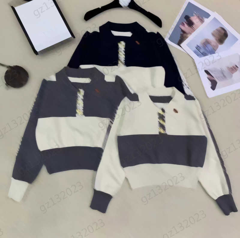 Womens Sweaters Brand Logo Embellished Polo Neck Pullover Knitted Sweater Color Matching Elastic Cuffs Long Sleeves Casual Knitwear Women Apparel 3 Colors 1970, 15 white
Womens Sweaters Brand Logo Embellished Polo Neck Pullover Knitted Sweater Color Matching Elastic Cuffs Long Sleeves Casual Knitwear Women Apparel 3 Colors 1970, 15 white