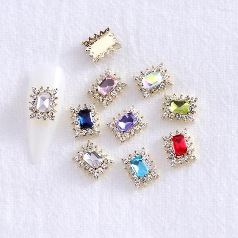 Nail Art Decorations 10PCS/Lot Alloy Gold 3D Charms Diamond Elegant Designer Crystal Rhinestones For DIY Jewelry Gems
Nail Art Decorations 10PCS/Lot Alloy Gold 3D Charms Diamond Elegant Designer Crystal Rhinestones For DIY Jewelry Gems