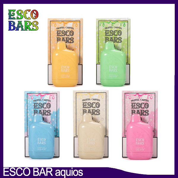 Esco Bar Aquios 6000 Disposable H2O Edition 6K Puff cigarette 5% Nic 5 flavors 650mah rechargeable battery 15 capacity original quality 0268316
Esco Bar Aquios 6000 Disposable H2O Edition 6K Puff cigarette 5% Nic 5 flavors 650mah rechargeable battery 15 capacity original quality 0268316