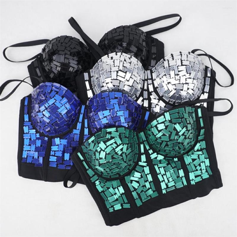 Women's T Shirts Bling Diamond Sequined Y2k Tank Woman Clothes Quality Push Up Bustier Ladies Crop Top Summer High End Tops Women Corset, Silver
Women's T Shirts Bling Diamond Sequined Y2k Tank Woman Clothes Quality Push Up Bustier Ladies Crop Top Summer High End Tops Women Corset, Silver