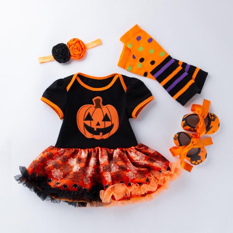 Clothing Sets Born Halloween Costumes Romper Set Infantil Baby Kids Girls Dress Headband Knee Pads Shose Outfits, Orange
Clothing Sets Born Halloween Costumes Romper Set Infantil Baby Kids Girls Dress Headband Knee Pads Shose Outfits, Orange