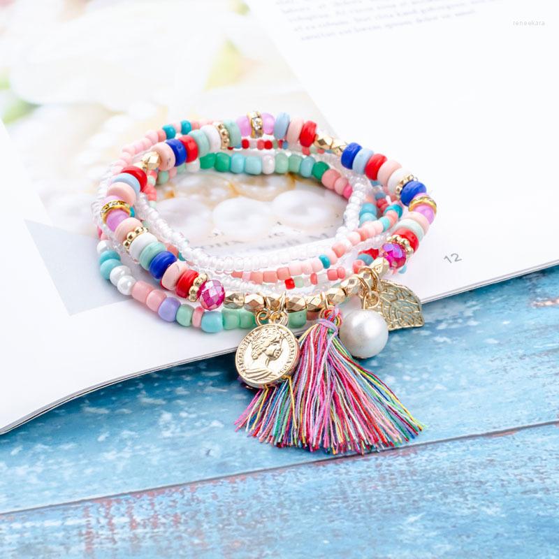 Link Bracelets Handmade Multilayers Beaded Strand Bracelet Wristband Boho Statement Pearl Flower Bangles & For Women Friendship Jewel
Link Bracelets Handmade Multilayers Beaded Strand Bracelet Wristband Boho Statement Pearl Flower Bangles & For Women Friendship Jewel