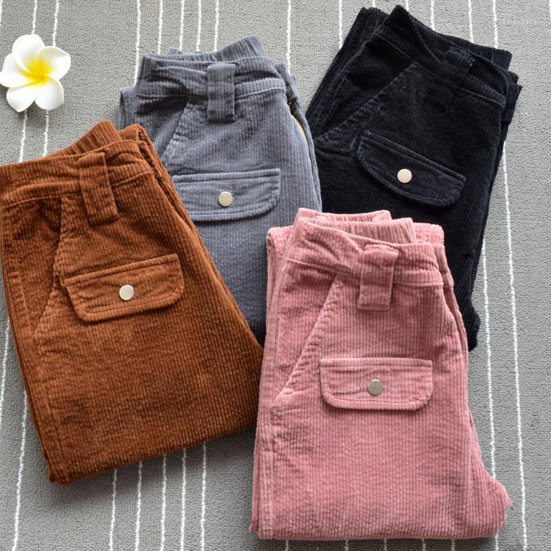 Women's Pants Spring Autumn Fashion Casual High Waist Woman Corduroy Trousers Harem Stretch Slim Large Size 27-32
Women's Pants Spring Autumn Fashion Casual High Waist Woman Corduroy Trousers Harem Stretch Slim Large Size 27-32