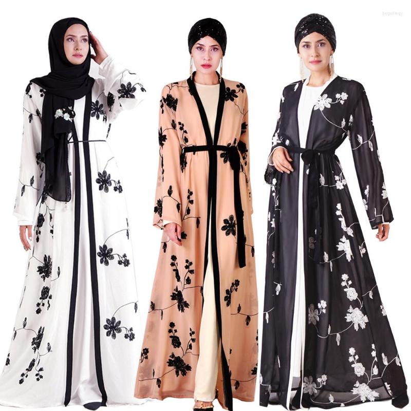 Ethnic Clothing 2022 Chiffon Embroidered Cardigan Floral Robe Girl Open Abaya Islamic For Women Muslim Fashion Lady Abayas Emirates
Ethnic Clothing 2022 Chiffon Embroidered Cardigan Floral Robe Girl Open Abaya Islamic For Women Muslim Fashion Lady Abayas Emirates