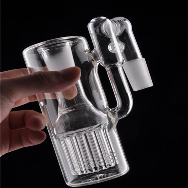 5 inchs Thick Glass 14mm Glasses Ashcatcher Hookahs Recycler Bong 18mm Glass Ash Catcher For Water Pipes