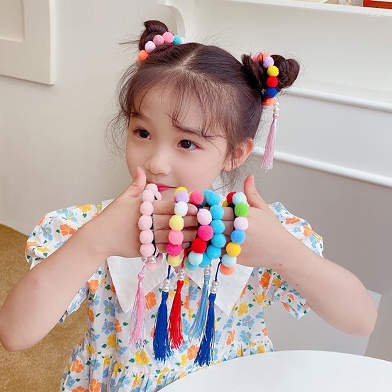 Hair Accessories 2pcs Cute Colorful Pom Ball Bands Tassel Pearl Girls Elastic Gum Long Rope Kids Head Ties Scrunchies, Black
Hair Accessories 2pcs Cute Colorful Pom Ball Bands Tassel Pearl Girls Elastic Gum Long Rope Kids Head Ties Scrunchies, Black