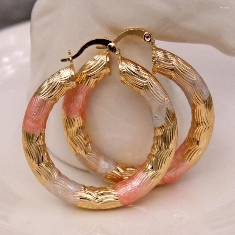 Hoop Earrings Fashion Round Gold Plated Copper For Women Jewelry Wedding Anniversary Party Gift Acessories
Hoop Earrings Fashion Round Gold Plated Copper For Women Jewelry Wedding Anniversary Party Gift Acessories