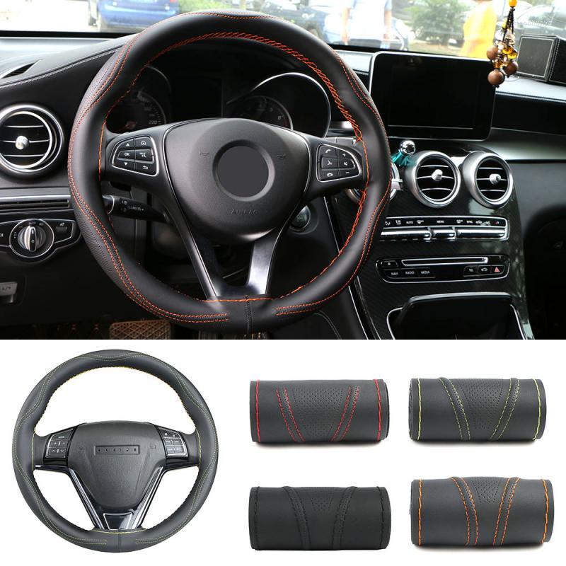 Steering Wheel Covers 1Pcs 37.5-38.5cm DIY Cover Braid Needles And Thread Artificial Leather Car Suite Auto Accessories
Steering Wheel Covers 1Pcs 37.5-38.5cm DIY Cover Braid Needles And Thread Artificial Leather Car Suite Auto Accessories