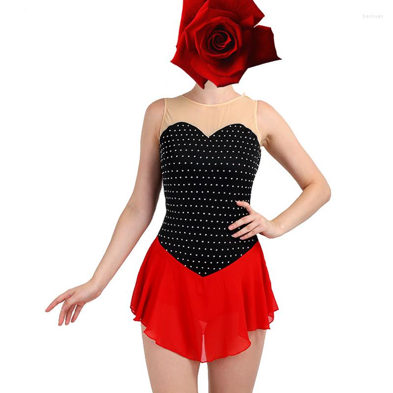 Stage Wear Figure Skating Dress Women Girl Ice Sequin Fringe Gymnastics Costume Custom Rhinestone Red B076, Picture shown
Stage Wear Figure Skating Dress Women Girl Ice Sequin Fringe Gymnastics Costume Custom Rhinestone Red B076, Picture shown