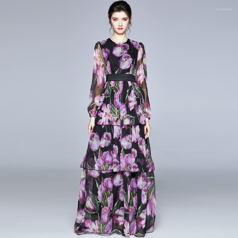 Casual Dresses ZUOMAN Women Spring Elegant Floral Dress Festa High Quality Long Maxi Party Robe Femme Vintage Designer Ball Gown Vestidos, Purple
Casual Dresses ZUOMAN Women Spring Elegant Floral Dress Festa High Quality Long Maxi Party Robe Femme Vintage Designer Ball Gown Vestidos, Purple