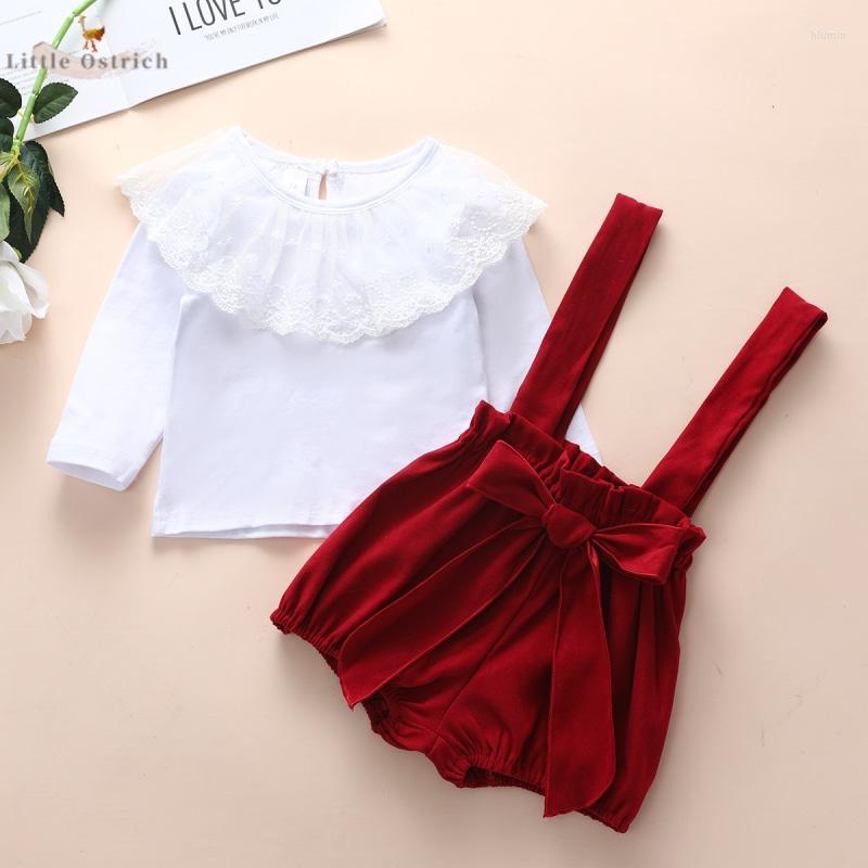 Clothing Sets Born Baby Girl Cotton Lace Suspender Hoodie Pant Spring Summer Infant Toddler Child Trouser Clothes Set 9M-2Y
Clothing Sets Born Baby Girl Cotton Lace Suspender Hoodie Pant Spring Summer Infant Toddler Child Trouser Clothes Set 9M-2Y