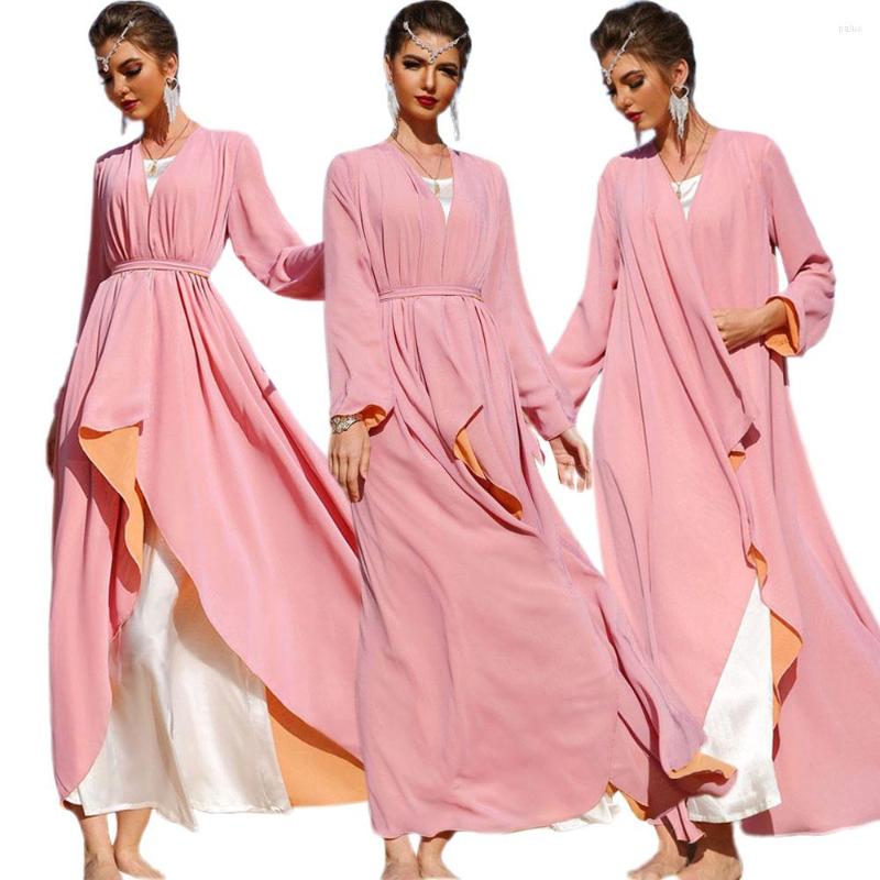 Ethnic Clothing Luxury Ramadan Abayas Turkey For Women Solid Color Open Kimono Muslim Arabic Islamic Dubai Kaftan Casual Maxi Robe Gown
Ethnic Clothing Luxury Ramadan Abayas Turkey For Women Solid Color Open Kimono Muslim Arabic Islamic Dubai Kaftan Casual Maxi Robe Gown