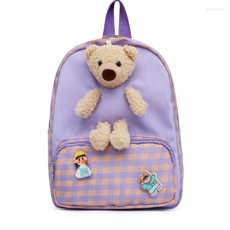 School Bags Kids Child Toddler Kindergarten Children Plush Lattice Bear Backpack Cartoon Lovely Cute Baby Girls Students Bag, Yellow
School Bags Kids Child Toddler Kindergarten Children Plush Lattice Bear Backpack Cartoon Lovely Cute Baby Girls Students Bag, Yellow