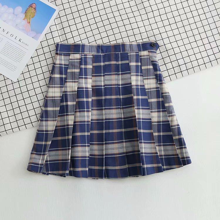 Skirts Women Stylish Pleated Mini Skirt Fashion High Waist Plaid Print School Uniform A-Line Outwear Trendy Casual Preppy Style Sweet, Blue
Skirts Women Stylish Pleated Mini Skirt Fashion High Waist Plaid Print School Uniform A-Line Outwear Trendy Casual Preppy Style Sweet, Blue