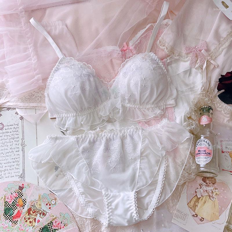 Bras Sets Super Fairy Cute Japanese Sexy Lace Bra Underwear Women Girl Soft Transparent Princess See Through Panties Brief White
Bras Sets Super Fairy Cute Japanese Sexy Lace Bra Underwear Women Girl Soft Transparent Princess See Through Panties Brief White