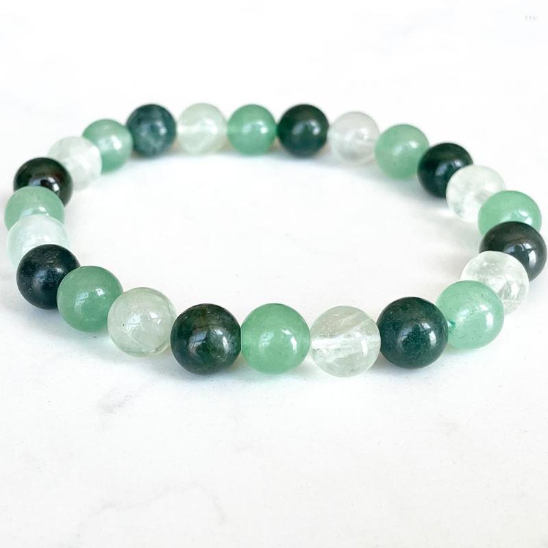 Link Bracelets MG1706 Womens Aries Zodiac Bracelet 8 MM Green Aventurine Moss Agate Fluorite Chakra Bead Wrist Mala Natural Gemstone Jewelry
Link Bracelets MG1706 Womens Aries Zodiac Bracelet 8 MM Green Aventurine Moss Agate Fluorite Chakra Bead Wrist Mala Natural Gemstone Jewelry