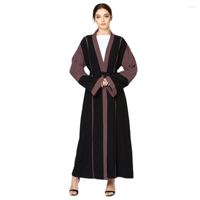 Ethnic Clothing Abaya Dubai European American Muslim Dress Arab Turkey Women's Fashion Stitching Cardigan
Ethnic Clothing Abaya Dubai European American Muslim Dress Arab Turkey Women's Fashion Stitching Cardigan