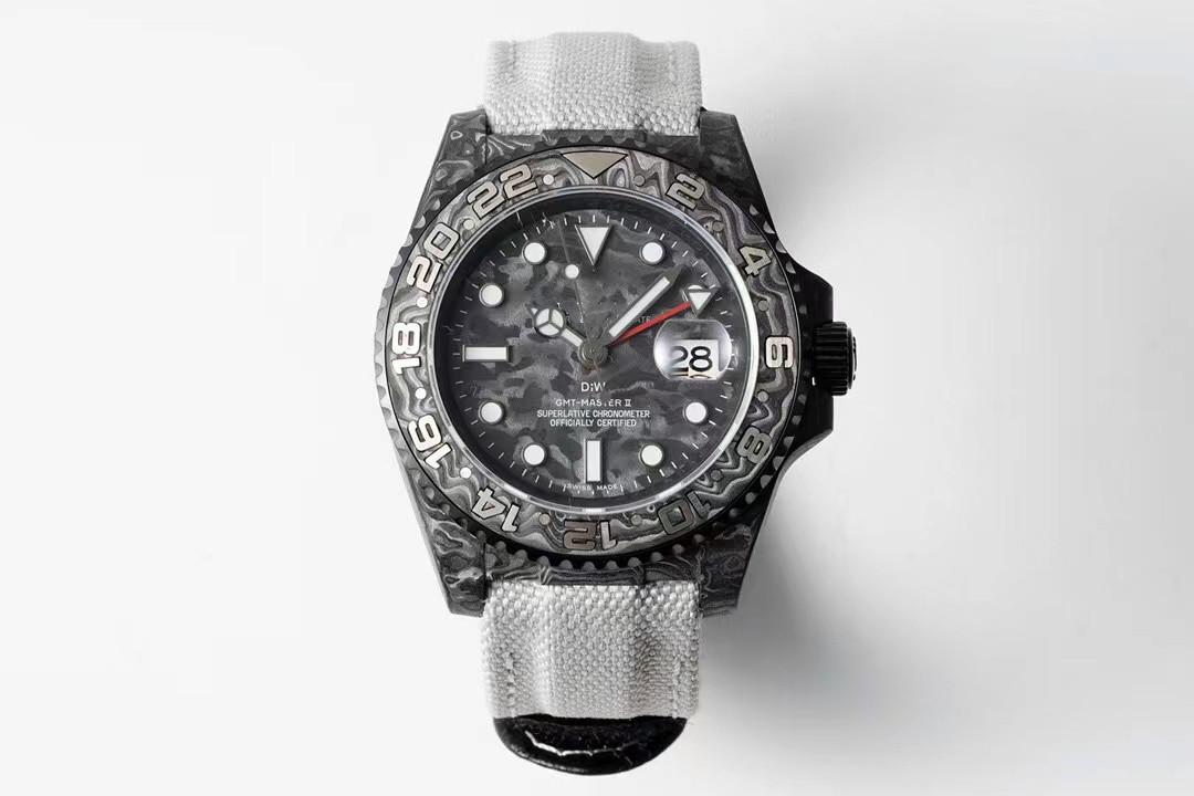 Diw watch carbon fiber size40mm equipped with Cal.3186 movement sapphire mirror waterproof function nylon belt, As shown
Diw watch carbon fiber size40mm equipped with Cal.3186 movement sapphire mirror waterproof function nylon belt, As shown