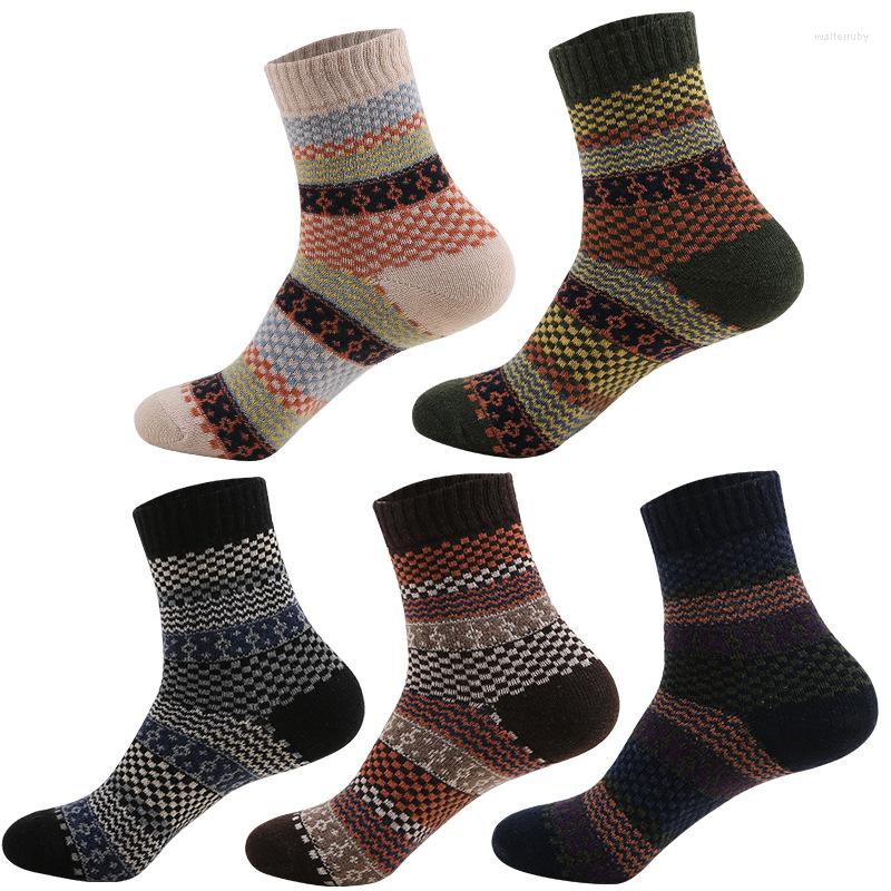 Men's Socks 5 Pairs/lot Men Winter Thick Warm Stripe Wool Casual Sock Business Male High Quality, 01
Men's Socks 5 Pairs/lot Men Winter Thick Warm Stripe Wool Casual Sock Business Male High Quality, 01