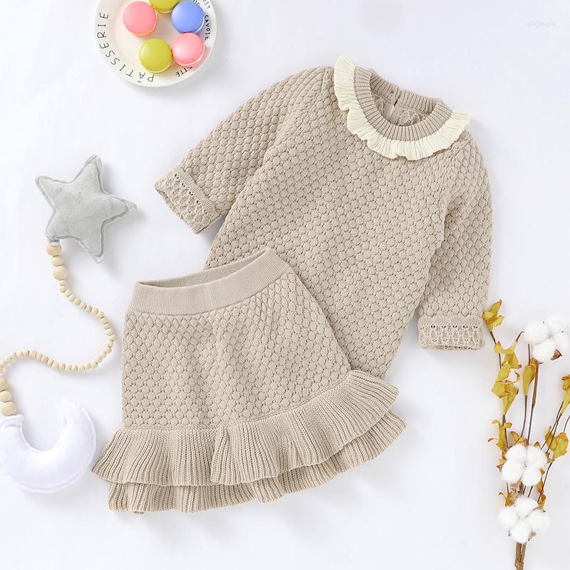 Clothing Sets 2 Pieces Baby Suit Set Autumn Girls Round Neck Long Sleeve Knitwear Solid Color Midi Skirt For Spring Fall Girl 3-24M, Beige
Clothing Sets 2 Pieces Baby Suit Set Autumn Girls Round Neck Long Sleeve Knitwear Solid Color Midi Skirt For Spring Fall Girl 3-24M, Beige