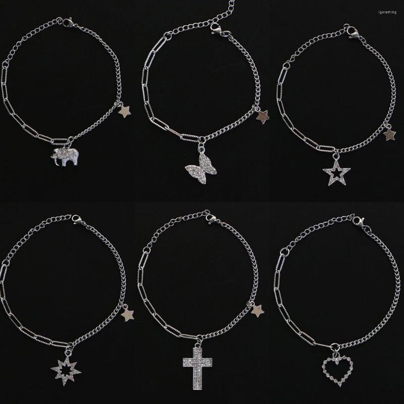 Charm Bracelets Anti-corrosion Stainless Steel Bracelet For Women Men Crystal Star Love Heart Girls Friendship Jewelry Gifts
Charm Bracelets Anti-corrosion Stainless Steel Bracelet For Women Men Crystal Star Love Heart Girls Friendship Jewelry Gifts