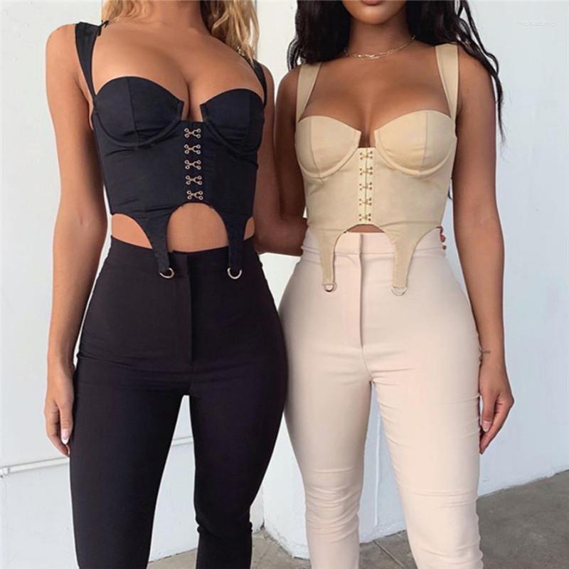 Women' Tanks Sexy Women Bandage Irregular Sim Crop Tops Sleeveless Strappy Push-up Bustier Summer Ladies Backless Vest Tank Top Club Street, Black
Women' Tanks Sexy Women Bandage Irregular Sim Crop Tops Sleeveless Strappy Push-up Bustier Summer Ladies Backless Vest Tank Top Club Street, Black