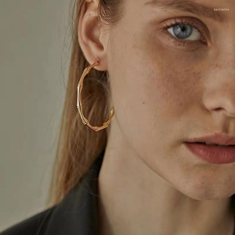 Hoop Earrings Slug Exaggerated Minimalist Large 925 Sterling Silver Needle Bamboo Copper Plated 18k Real Gold Jewelry
Hoop Earrings Slug Exaggerated Minimalist Large 925 Sterling Silver Needle Bamboo Copper Plated 18k Real Gold Jewelry