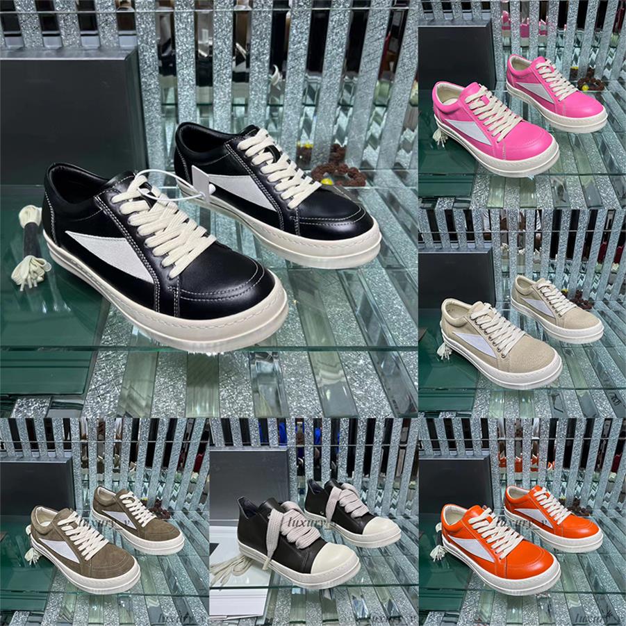 Casual Shoes Designer Rick Sneakers Men Women Owen Leather Trainers Low Top Canvas Sneakers Platform Boot Black Lace Up Booties, Color 8
Casual Shoes Designer Rick Sneakers Men Women Owen Leather Trainers Low Top Canvas Sneakers Platform Boot Black Lace Up Booties, Color 8