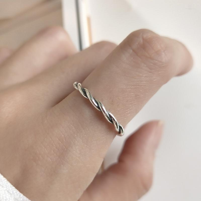 Wedding Rings Minimalist S925 Sterling Silver For Women Two-tone INS Style Twist Slim Open Ring Fine Jewelry 925 Female
Wedding Rings Minimalist S925 Sterling Silver For Women Two-tone INS Style Twist Slim Open Ring Fine Jewelry 925 Female