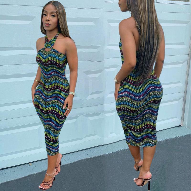 Casual Dresses Summer Sexy Chest Wrapping Sleeveless Pullover Slim Dress High Waist Neck-mounted Backless Printing, Colrful printing
Casual Dresses Summer Sexy Chest Wrapping Sleeveless Pullover Slim Dress High Waist Neck-mounted Backless Printing, Colrful printing